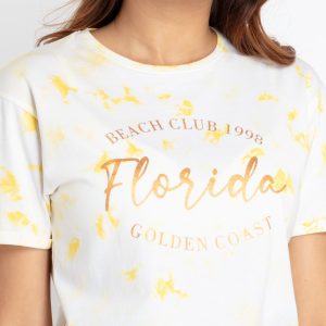 Status Quo Womens Tie & Dye Round Neck T-Shirt
