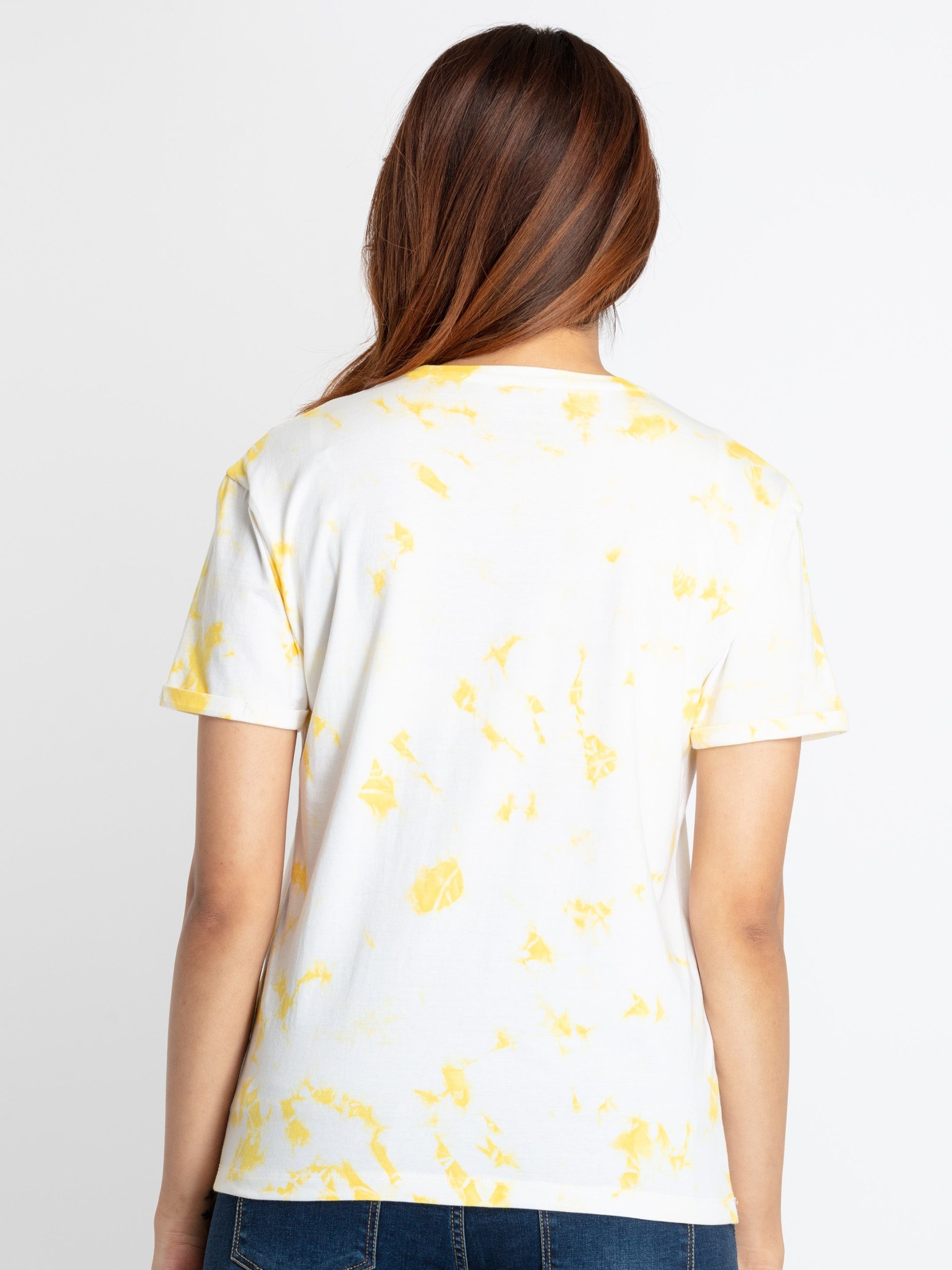 Status Quo Womens Tie & Dye Round Neck T-Shirt