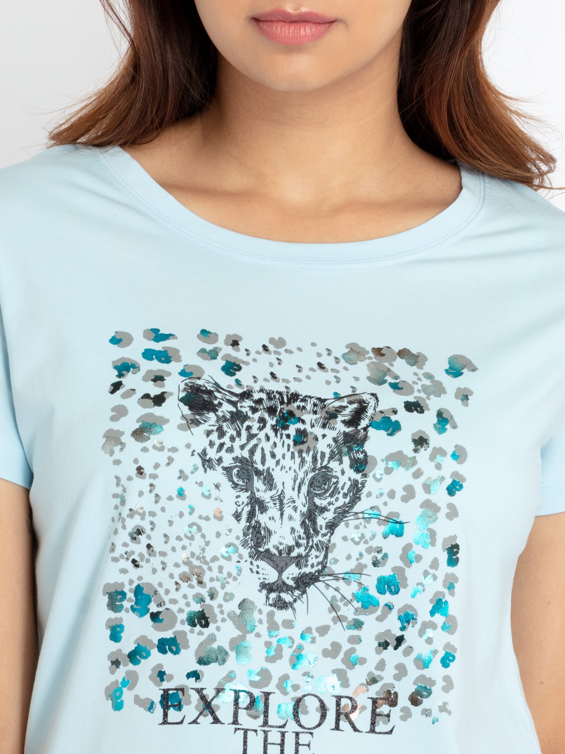 Status Quo Womens Printed Round Neck T-Shirt