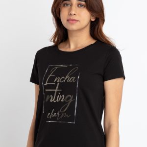 Status Quo Womens Printed Round Neck T-Shirt