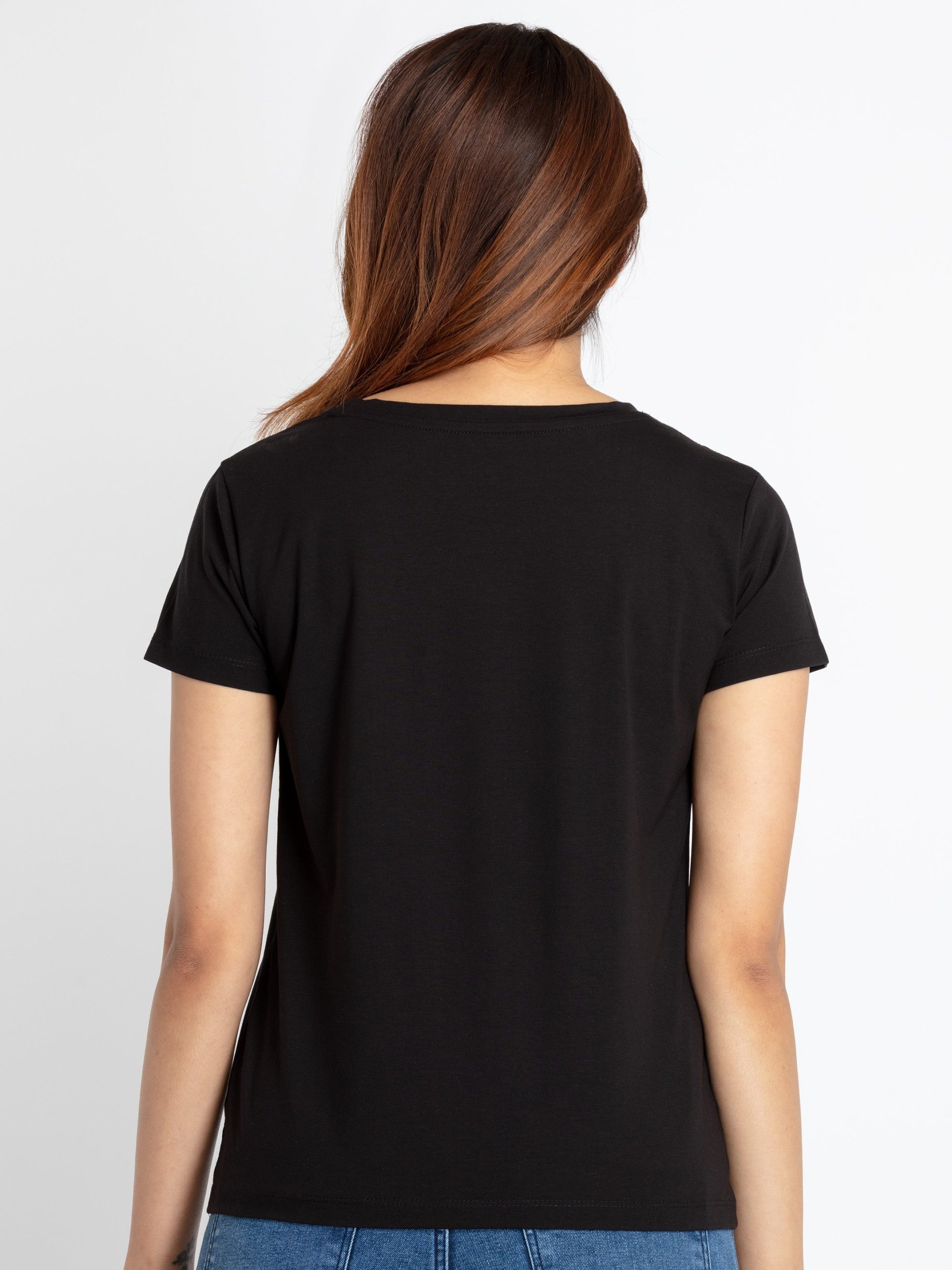 Status Quo Womens Printed Round Neck T-Shirt