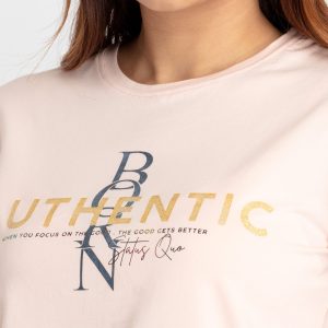 Status Quo Womens Printed Round Neck T-Shirt