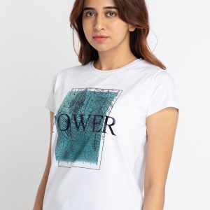 Status Quo Womens Printed Round Neck T-Shirt