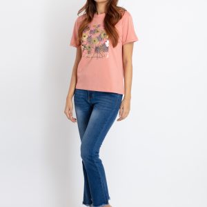 Status Quo Womens Printed Round Neck T-Shirt