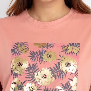 Status Quo Womens Printed Round Neck T-Shirt