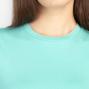 Status Quo Womens Crop Round Neck T-Shirt
