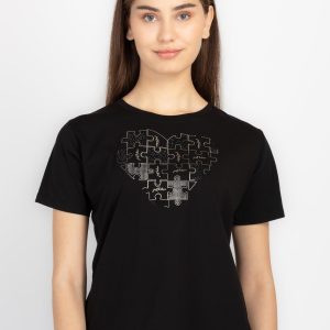 Status Quo Womens Printed Round Neck T-Shirt