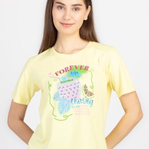 Status Quo Womens Printed Round Neck T-Shirt