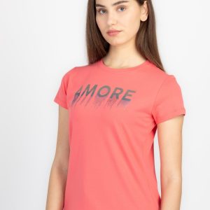 Womens Printed Round Neck T-Shirt
