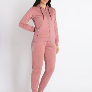 Status Quo Womens Solid Zipper Tracksuit