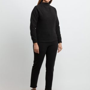 Womens Solid High Neck Tracksuit
