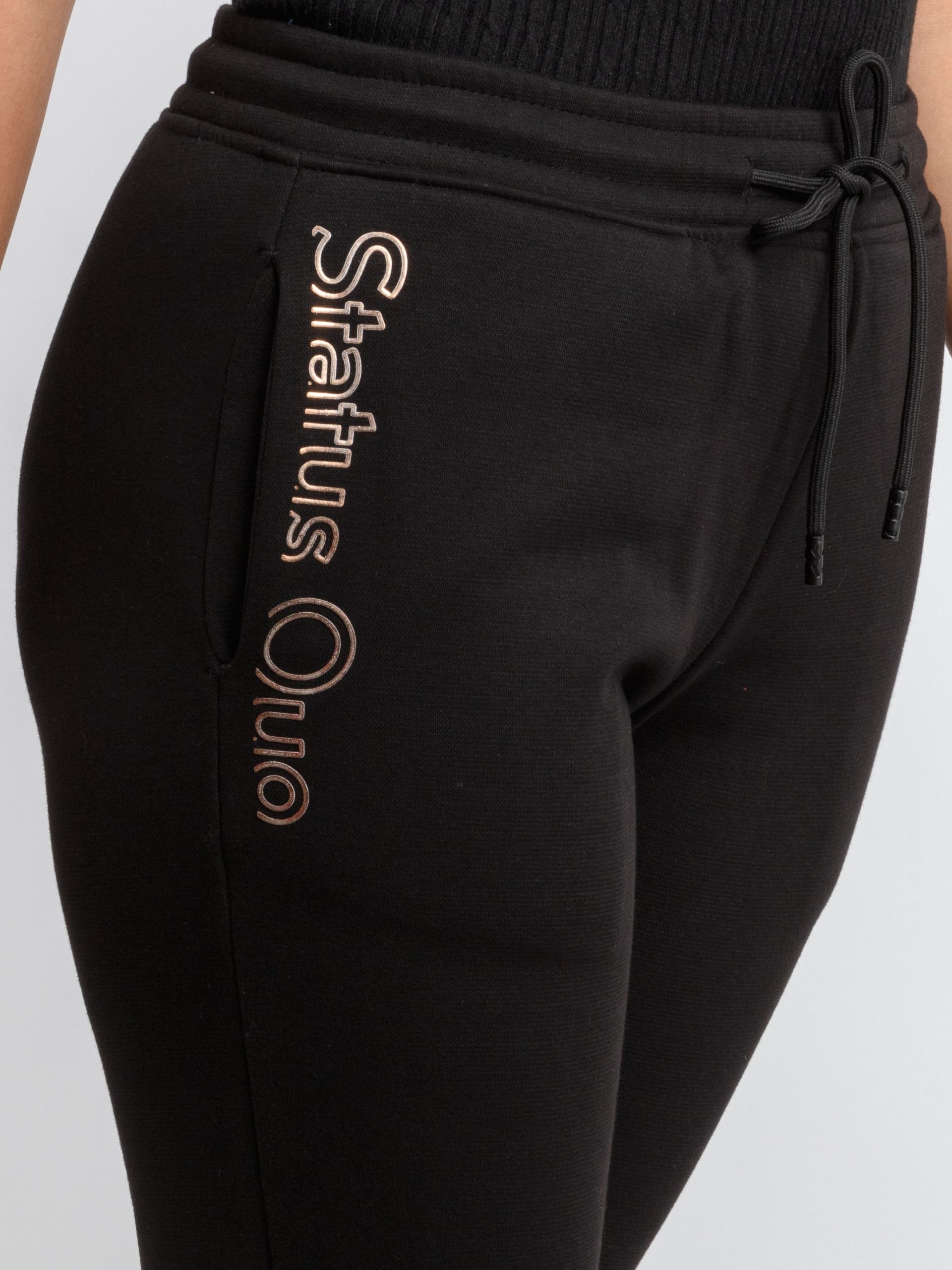 Status Quo Womens Solid Regular Fit Trackpants