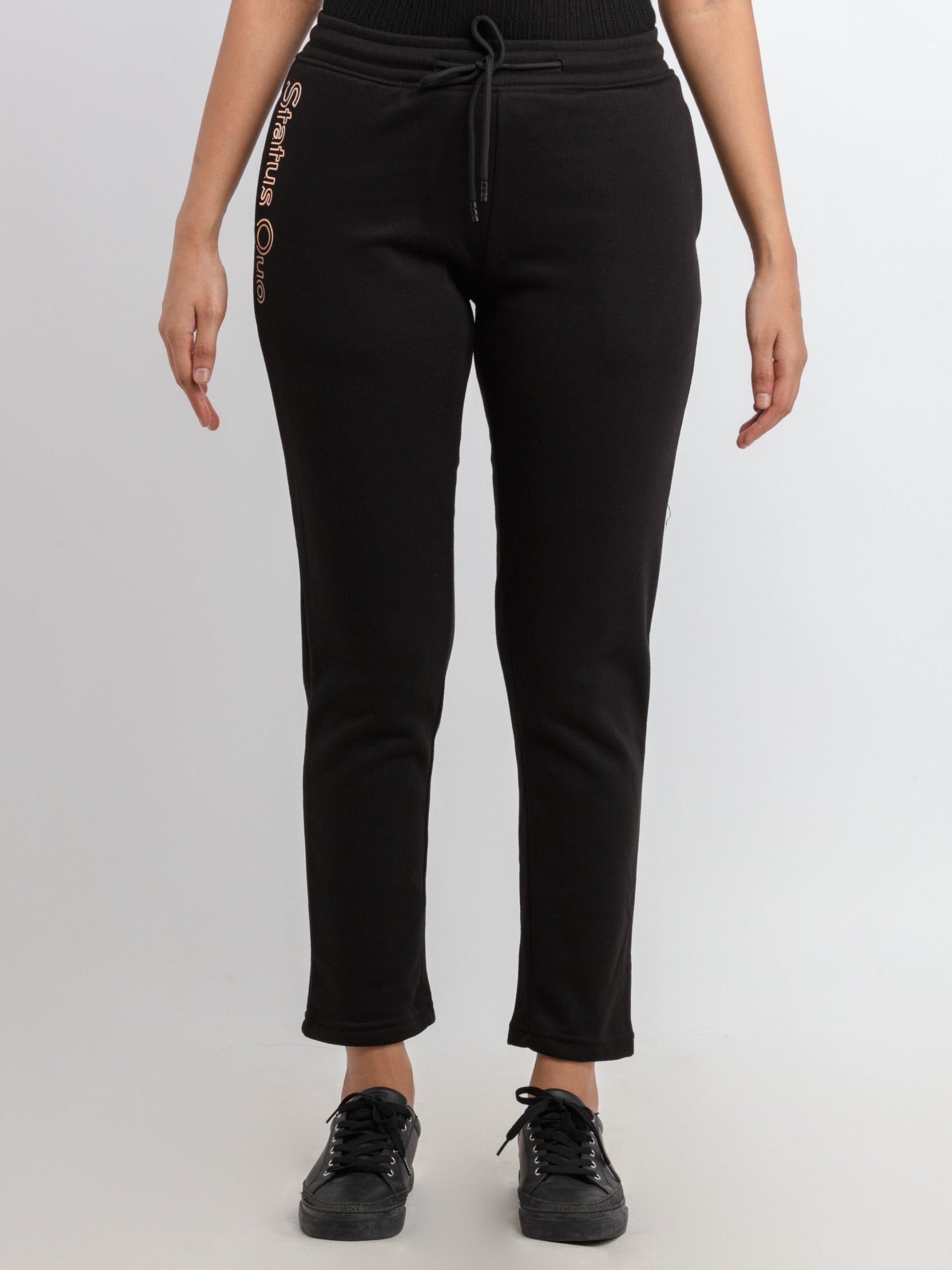 Status Quo Womens Solid Regular Fit Trackpants