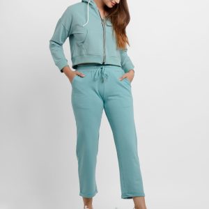 Womens Solid Regular Fit Trackpants