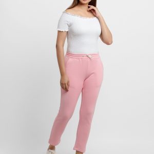 Womens Solid Regular Fit Trackpants