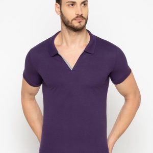 Status Quo Mens Solid Slim Fit Polo T-Shirt