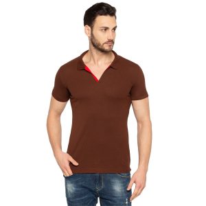 Status Quo Mens Solid Slim Fit Polo T-Shirt
