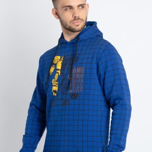 Mens All Over Printed Hooded Sweatshirt
