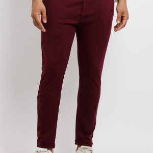 Status Quo Mens Solid Regular Fit Trackpants