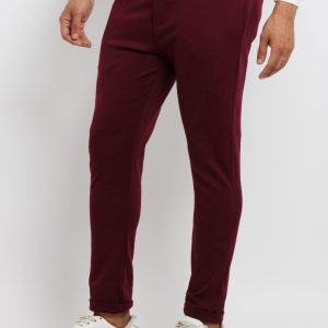 Status Quo Mens Solid Regular Fit Trackpants