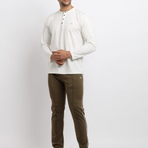 Status Quo Mens Solid Regular Fit Trackpants