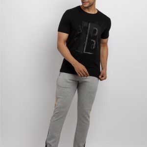Mens Printed Regular Fit Trackpants