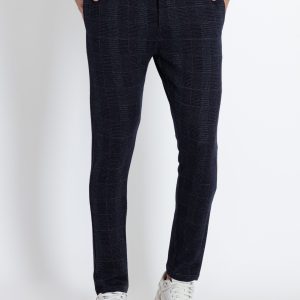 Mens Jacquard Regular Fit Track Pants