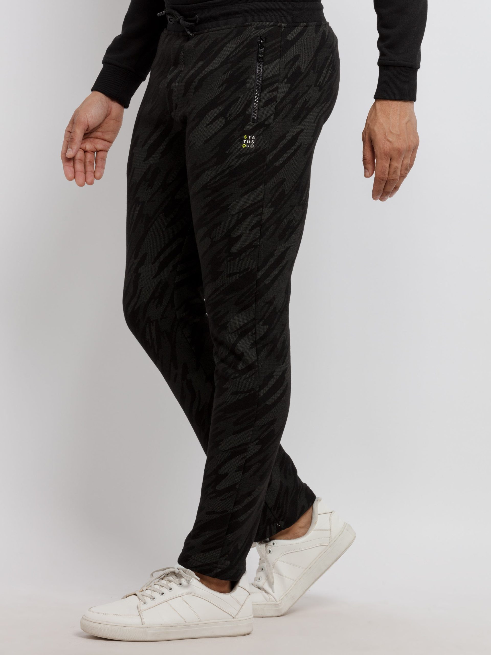 Mens Printed Regular Fit Trackpant