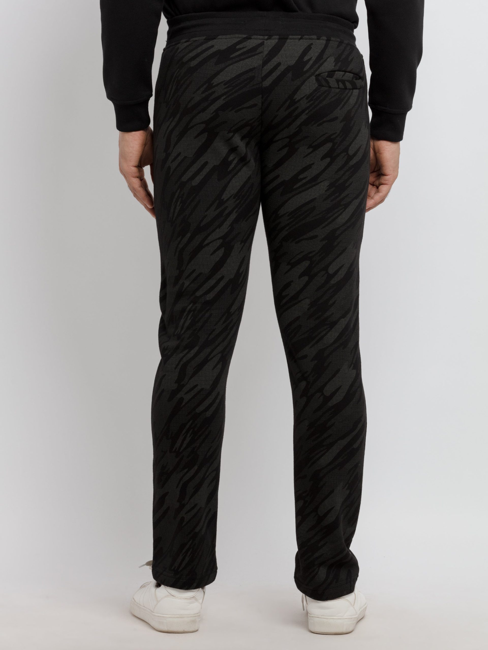 Mens Printed Regular Fit Trackpant
