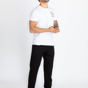 Status Quo Mens Solid Regular Fit Track Pants
