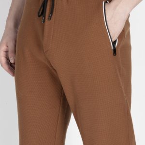 Mens Solid Regular Fit Track Pants