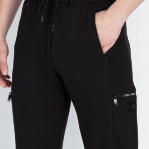 Mens Cut & Sew Regular Fit Track Pants