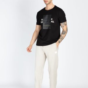 Status Quo Mens Solid Regular Fit Trackpant
