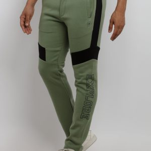 Mens Printed Regular Fit Trackpants