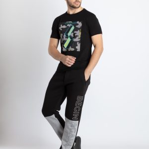 Mens Solid Regular Fit Track Pants