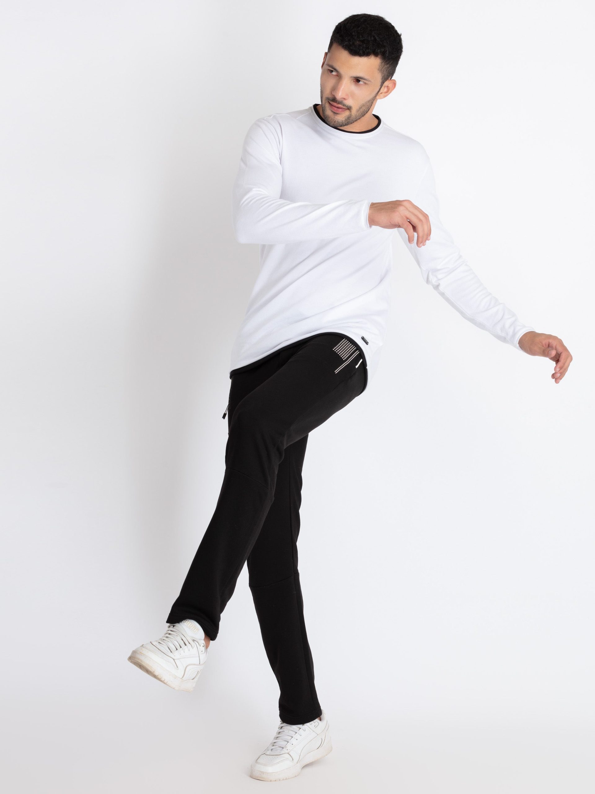 Mens Cut & Sew Track Pants