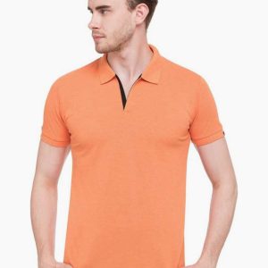 Status Quo Mens Solid Slim Fit Polo T-Shirt